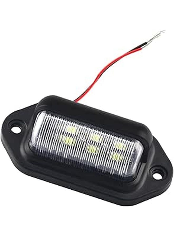 24V LED License Plate Lights High Brightness Low Power Consumption Marker Lamps For Trucks Trailers Caravans - Image 1