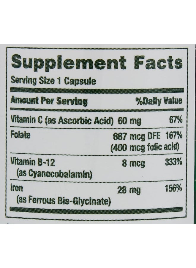 NATURE'S BOUNTY Haemo-Fer 28Mg - 30 Capsules  - Image 4