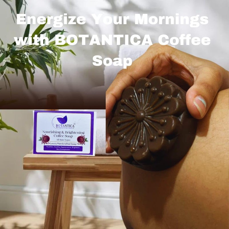 BOTANTICA Moisturizing Coffee Bath Soap For Tan Removal , Bathing Soap For Nourishing and Softening Skin - Image 4