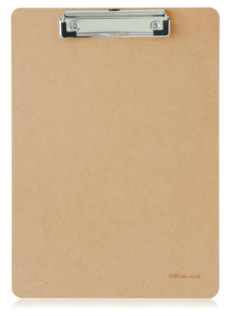 Deli E9226 clipboard A4 size brown - Image 1