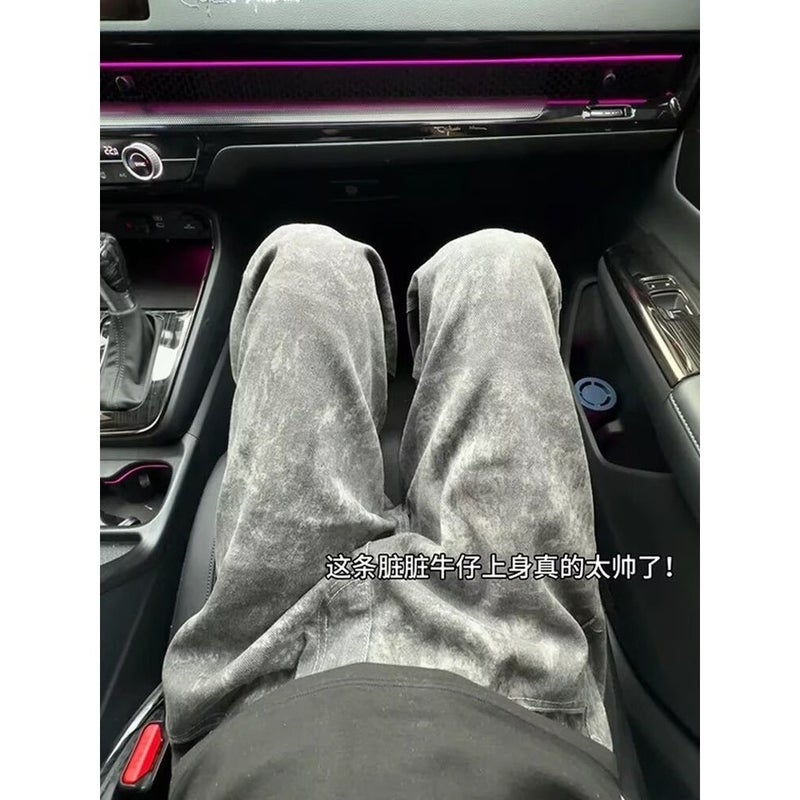 Unisex Classic Denim Jeans Loose Fit Daily Outdoor Wear - Image 5