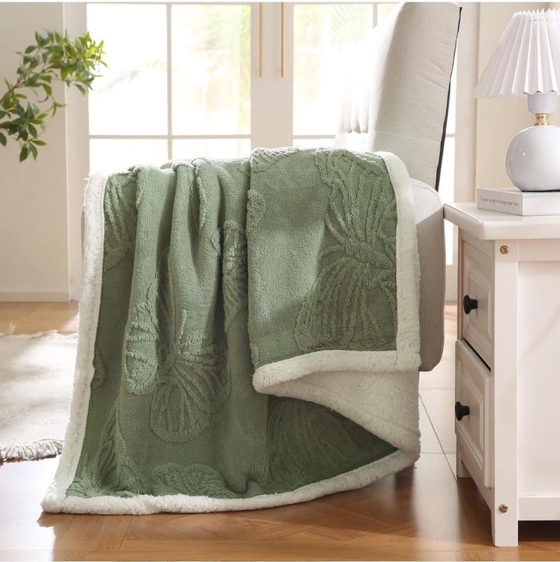 Butterthief Cozy Super Soft Warm Double Layered Kids Sherpa Blanket All Season Baby Blanket for Winter Toddlers Boys & Girls 1-6 Years (Size -100 x 150cm) (Green) - Image 2
