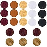 VIWIEU VIWIEU PVC Cover Caps Adhesive Screw Hole Sticker 378 PCS for Wall Vinyl Furniture Repairing, 7 Colors Waterproof Wood  - Image 1