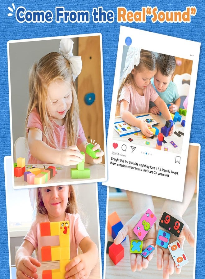 Toylogy مجموعة مكعبات البناء المغناطيسية العالمية، ألعاب تعليمية حسية للأطفال الصغار من عمر 3 إلى 5 سنوات، مناسبة للأولاد والبنات، تتضمن ألعاب الأرقام من 1 إلى 10، وهدايا أعياد ميلاد للأطفال من عمر 3 إلى 8 سنوات. - Image 5