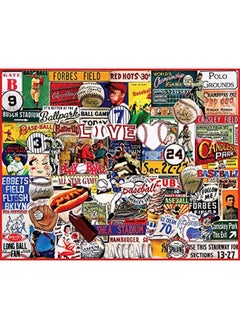 WHITE MOUNTAIN Puzzles I Love Baseball 1000 Piece Jigsaw Puzzle  - Image 1