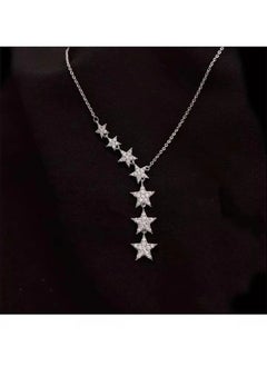 PANDORA "Celestial Beauty: The Star Necklace in Silver 925 - A Dazzling Accessory That Captures the Essence of Dreams and Inspiration, Expertly Crafted to Add a Touch of Whimsy and Elegance to Any Outfit, Perfect for Celebrating Life's Special Moments."  - Image 2