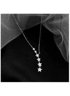 PANDORA "Celestial Beauty: The Star Necklace in Silver 925 - A Dazzling Accessory That Captures the Essence of Dreams and Inspiration, Expertly Crafted to Add a Touch of Whimsy and Elegance to Any Outfit, Perfect for Celebrating Life's Special Moments."  - Image 3