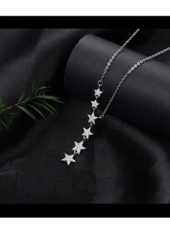 PANDORA "Celestial Beauty: The Star Necklace in Silver 925 - A Dazzling Accessory That Captures the Essence of Dreams and Inspiration, Expertly Crafted to Add a Touch of Whimsy and Elegance to Any Outfit, Perfect for Celebrating Life's Special Moments."  - Image 4