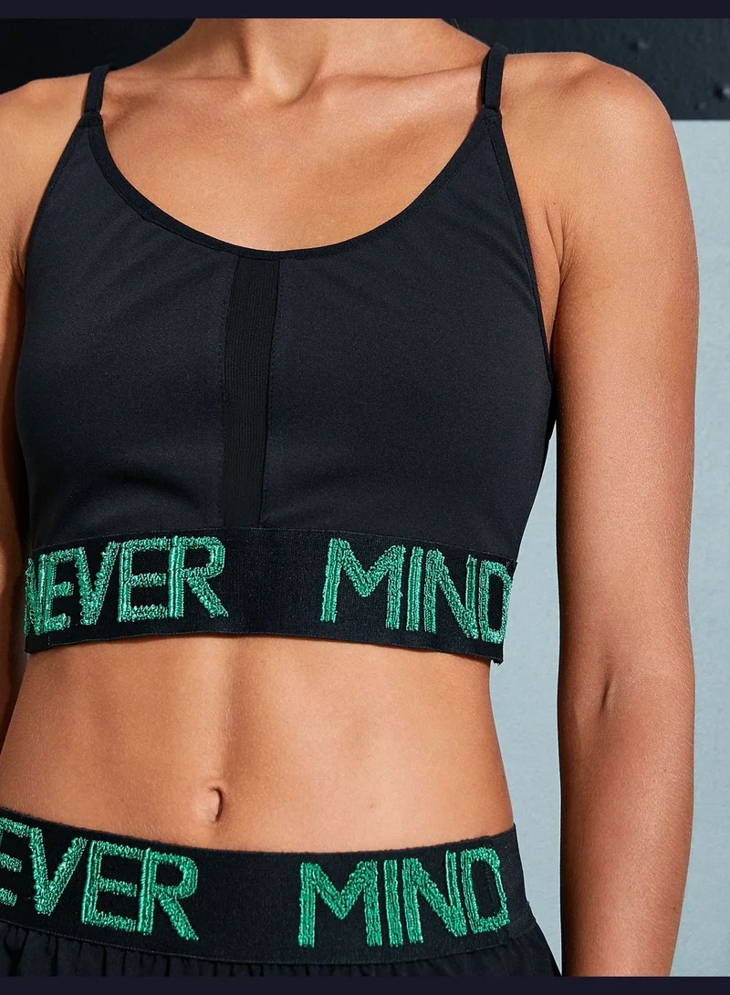كوتون Elastic Detail Sport Bra