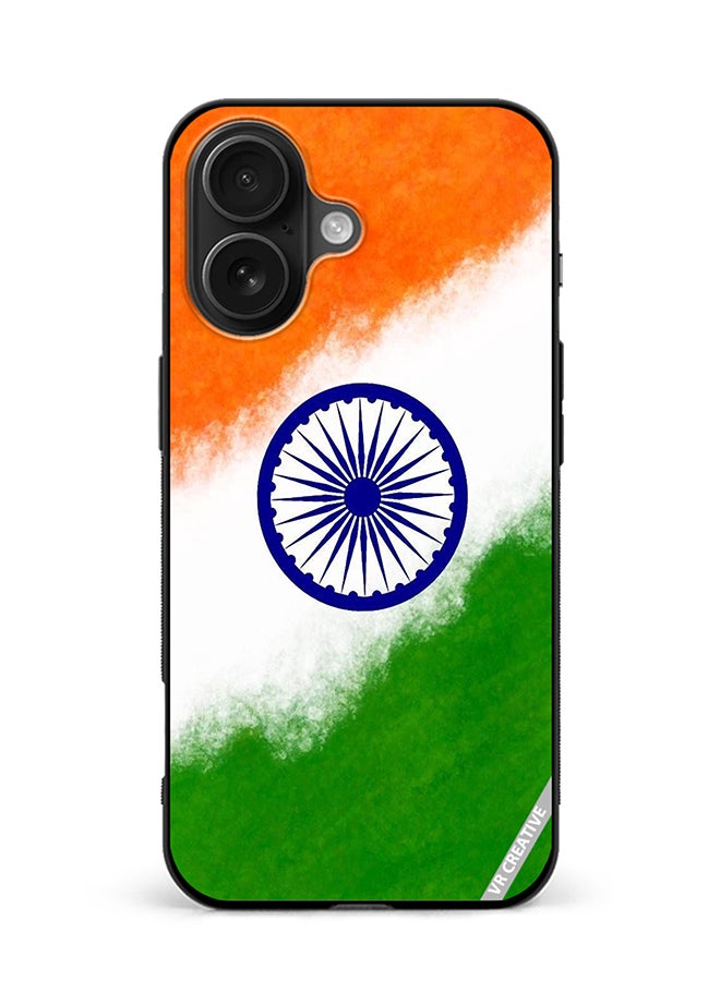 VR CREATIVE Protective Case Cover For Apple iPhone 16 Plus National Flag Design Multicolour