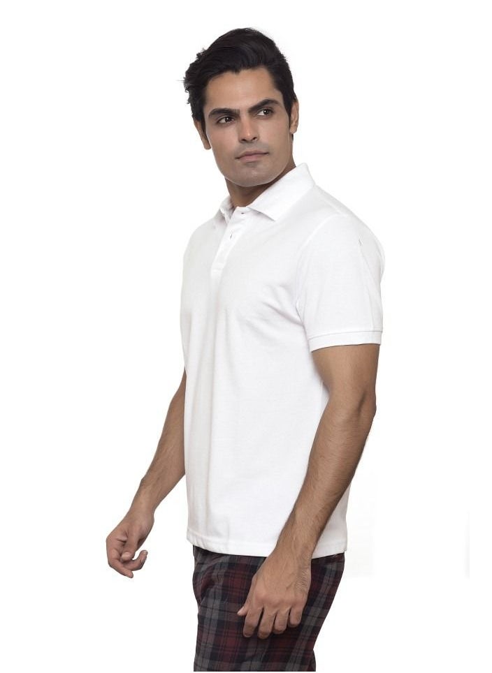 SANTHOME Men's Half Sleeve Polo T-Shirt with UV Protection  - Image 4