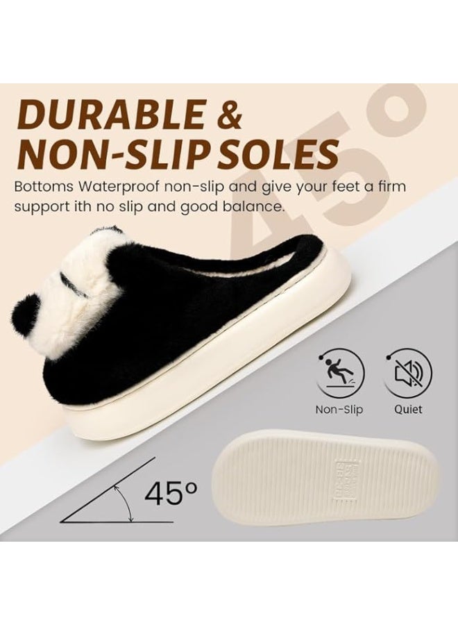 Lucky Kids Winter House Slippers for Kids with Cute Soft Warm Shoes Comfy Home Furry Slippers for Kids - Image 4