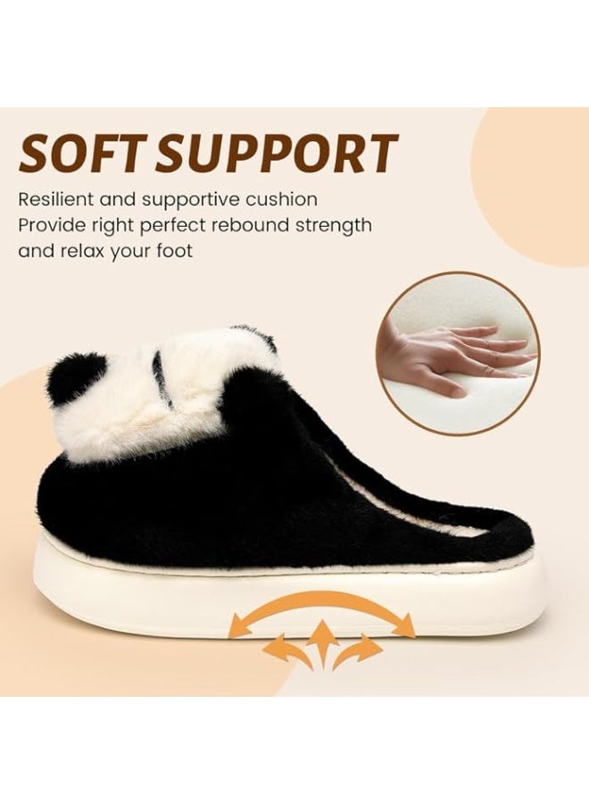 Lucky Kids Winter House Slippers for Kids with Cute Soft Warm Shoes Comfy Home Furry Slippers for Kids - Image 3