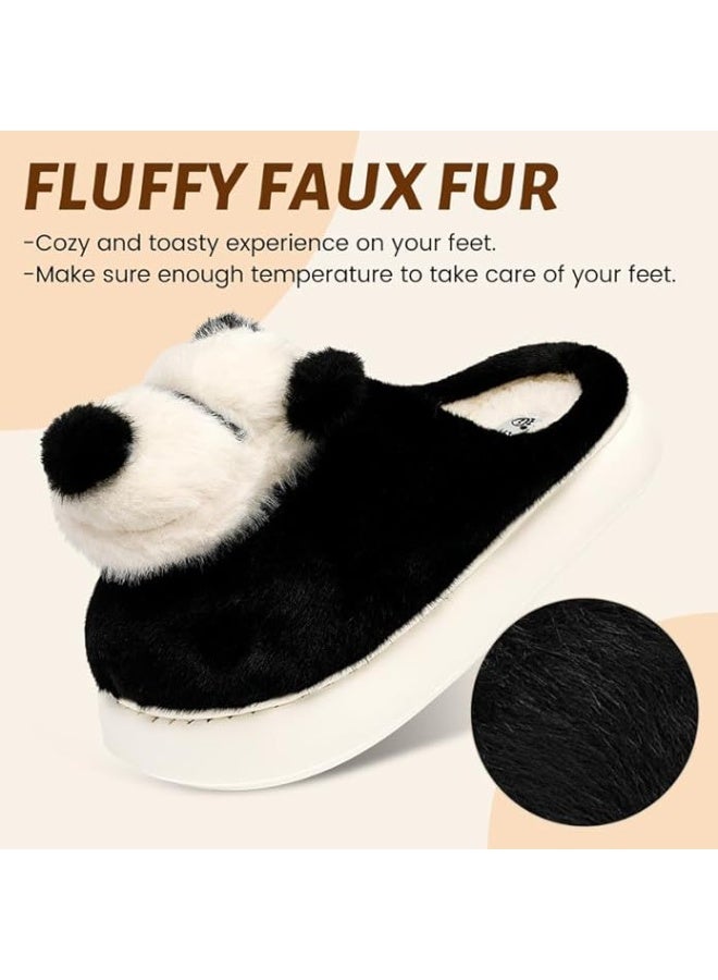 Lucky Kids Winter House Slippers for Kids with Cute Soft Warm Shoes Comfy Home Furry Slippers for Kids - Image 2