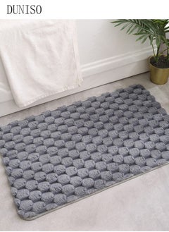 DUNISO 2 Pieces Bathroom Rugs Mat Super Soft Water Absorbent Microfiber Non-Slip Quick Drying Bath Tub Mat Toilet Rugs Perfect Bathroom Mats for Bathroom Tub and Shower  - Image 2