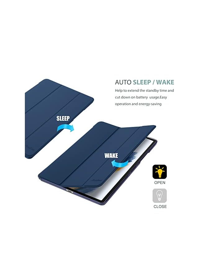 Procases Galaxy Tab A8 10.5 Inch Case with Screen Protector, Slim Stand Hard Shell Protective Smart Cover for Tab A8 10.5" Tablet 2022 Release SM-X200 X205 X207 -Navy - Image 5