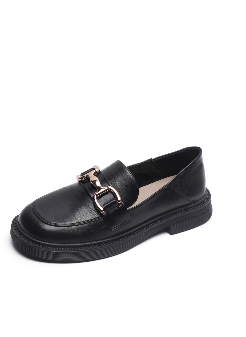 Loquat Versatile Single Shoes In Spring And Summer Black  - Image 1