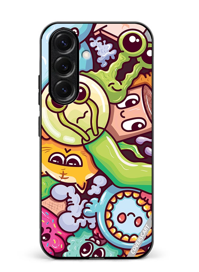 VR CREATIVE Protective Case Cover For Samsung Galaxy S25 Graphitti Design Multicolour
