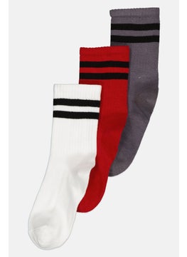 RBX Kids Boy 3 Pairs Crew Socks, Multicolor  - Image 2