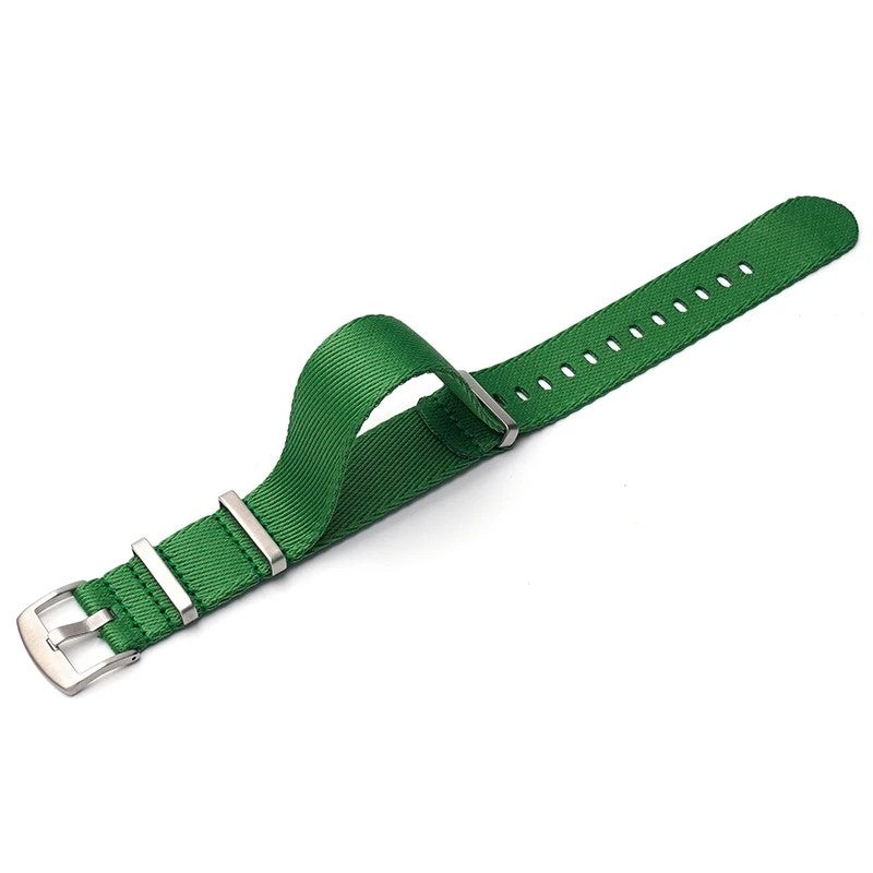 Bluejw Replace the Watch Strap with 20mm/22mm Recycled Nylon Fabric Woven Luminous Replacement Wrist Band for BL X SW Fifty Fathoms - Image 1