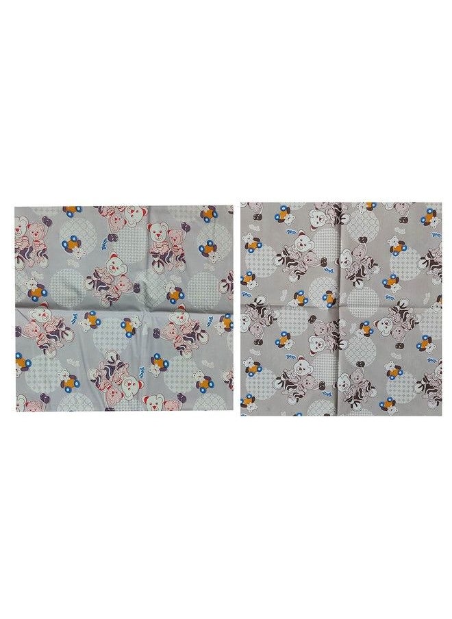 Ecosoft - Plastic Sheetpvc Sheet For Kidsrubber Sheet For Babiesbed Wetting Protector(90 X 135 Cm) (Bear Brown Purple) - Image 1