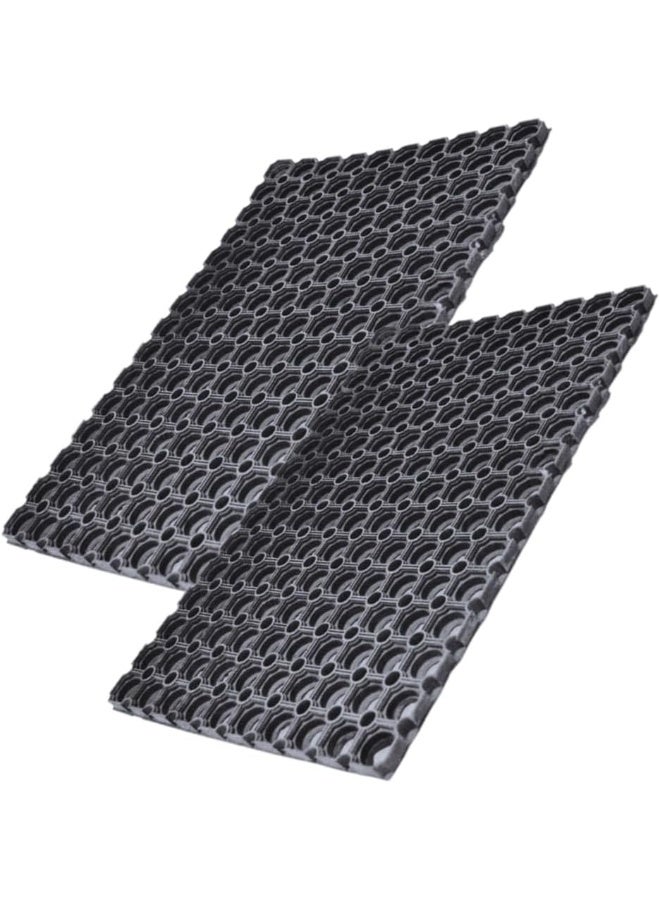 AKC Pack of 2 Rubber Floor Mat – 40 X 60 Cm | Heavy-Duty, Waterproof, Non-Slip Mat For Home, Office & Commercial Use | Durable & Easy-To-Clean Indoor/Outdoor Doormat