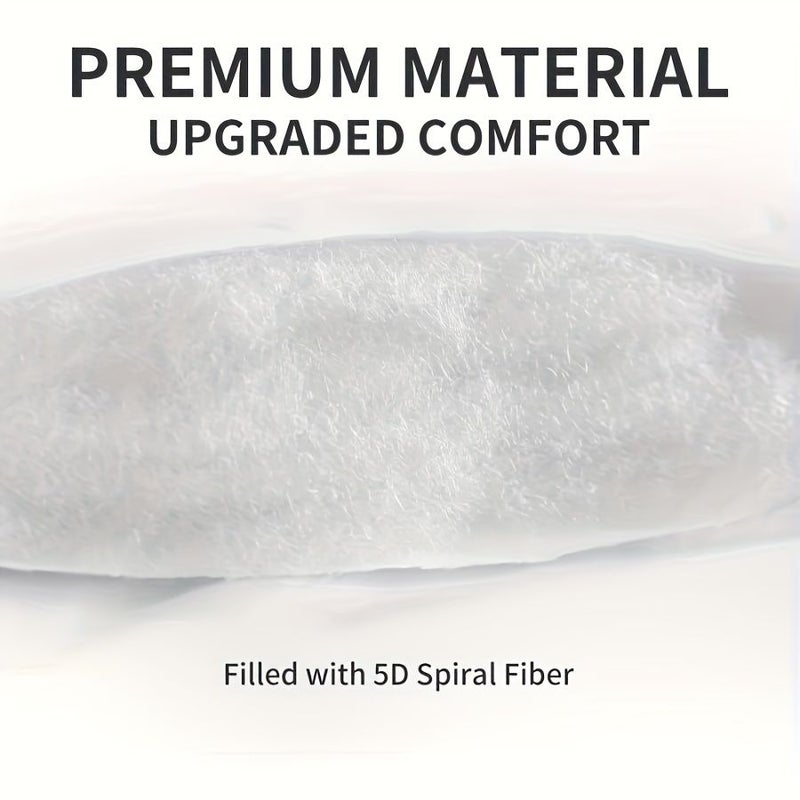 Queen Size Mattress Topper Light Gray Quilted Cooling Deep Pocket Breathable Fitted Pad - Image 5