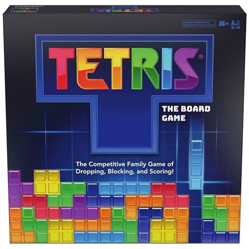 Spin Master Games Tetris The Board Game Play the Classic Puzzle Game Tetris in Real Life Multiplayer HeadtoHead Puzzle Challenge 24 Players for Ages 8 Up - Image 1