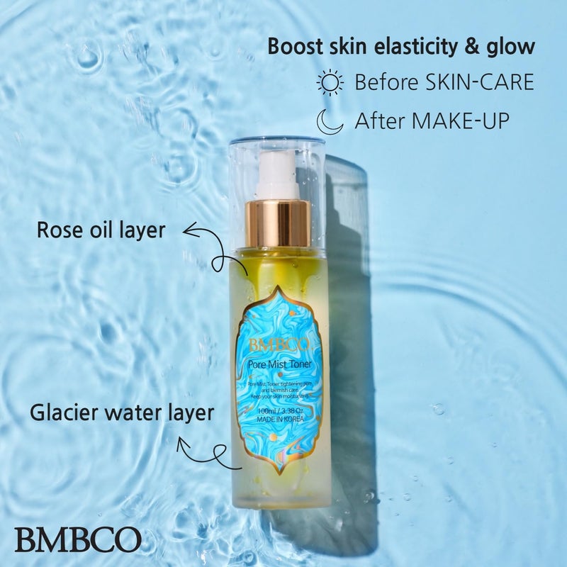 BMBCO Face Mist Hydrating Spray Toner, Glow Skin, Soothing Calming, Redness Remover, Collagen Essence, Pore-Minimizer, 3.38 fl.oz - Image 3
