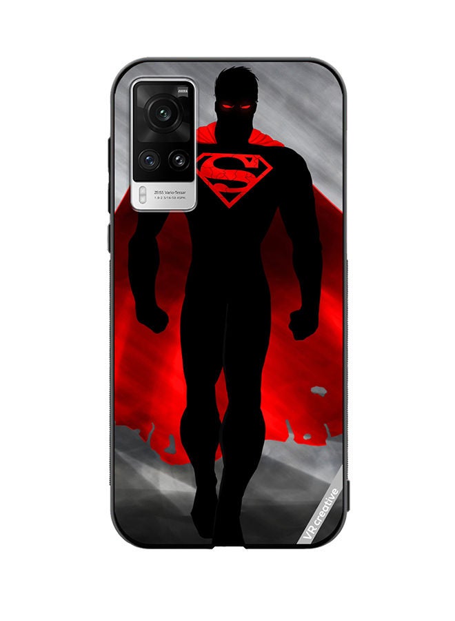 VR CREATIVE Protective Case Cover For Vivo X60 Pro Superman Black And Red Design Multicolour - Image 1