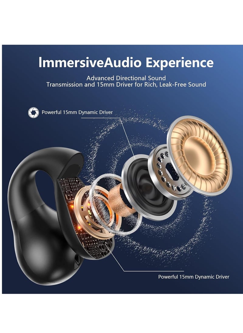 JBLTM - AI Real-time Translation Earbuds, 3-in-1 Translation Earbuds, Support 144 Languages ​​and Accents, English Spanish Translator, Open Ear Clip Wireless Earphones with Charging Case for iOS and Android - Image 1