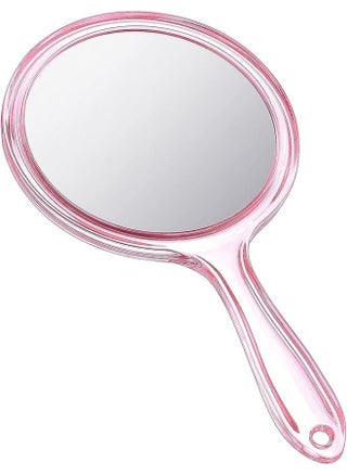 Acrylic Makeup Mirror Round Shape Handheld Mirror for Bathroom Vanity Table Barber Salon Travel Kit Elegant Compact Design for Easy Carrying and Storage - Multicolor - pzsku/Z2A0AB5973B1A02B9F972Z/45/1748693123/95a3f3f0-704b-482b-8441-9984c5ab972a
