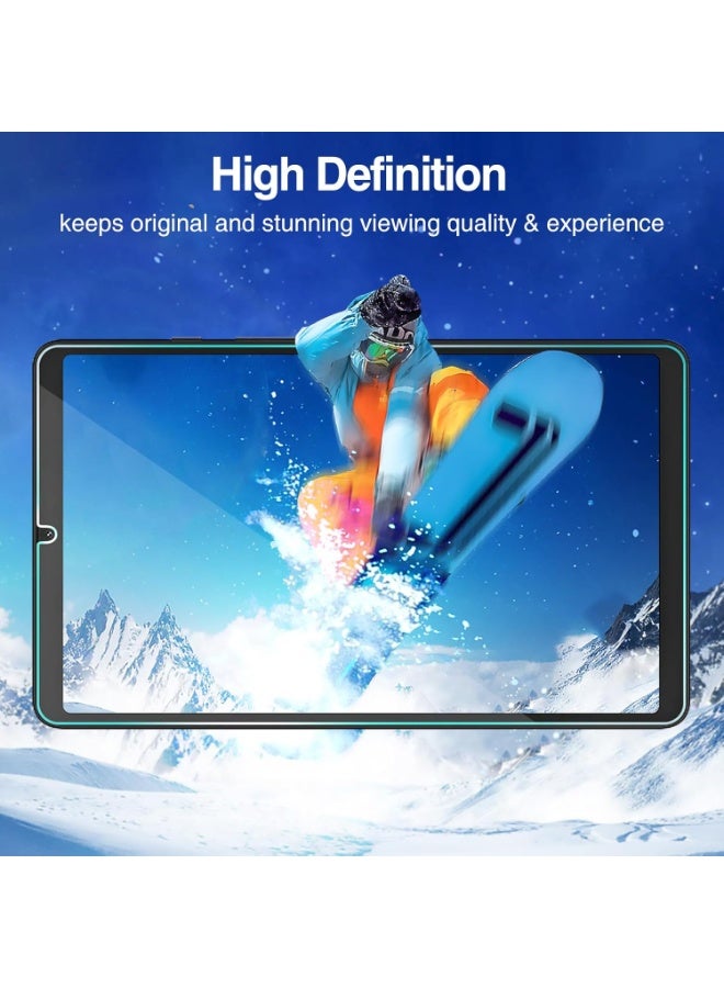 بازار واقي شاشة من قطعتين لجهاز Galaxy Tab A9 مقاس 8.7 بوصة 2023 - زجاج مقسّى عالي الوضوح بصلابة 9H، واقي شاشة شفاف عالي الوضوح لجهاز SM-X110/X115/X117 - Image 4