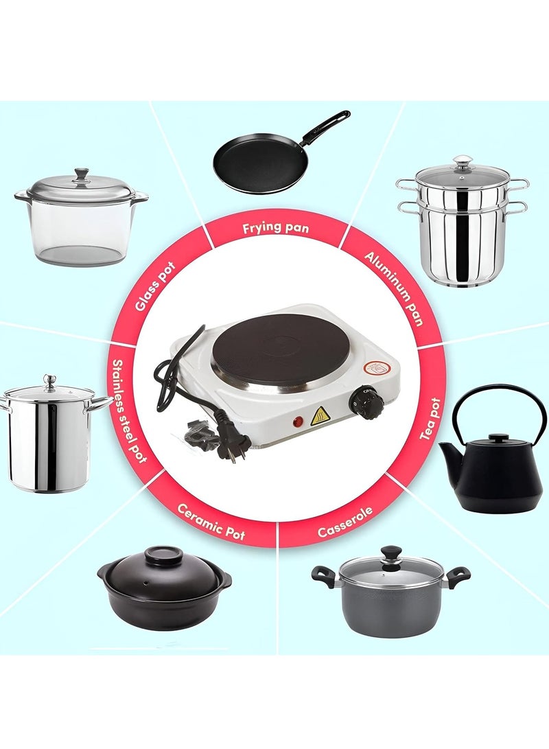 Electric Heating Plate Stove 1000W - Image 5