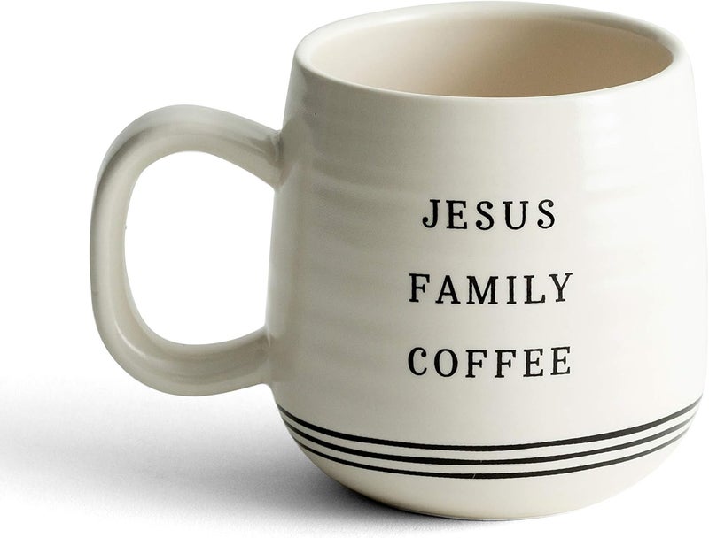 DaySpring  Jesus Family Coffee Inspirational Ceramic Mug 16oz White J3874 - Image 1