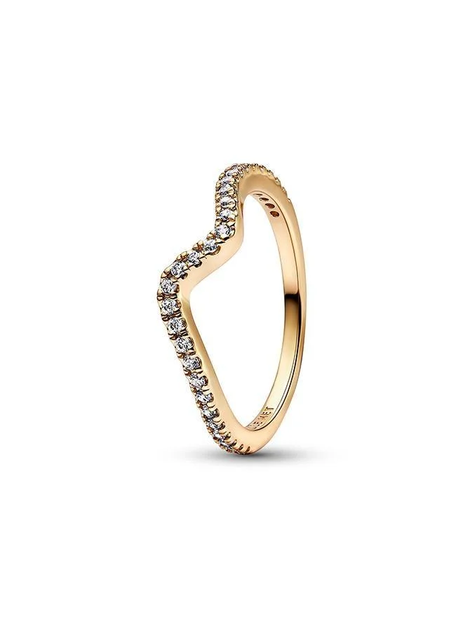 Pandora  Sparkling Wave Ring for Women | Best Price UAE