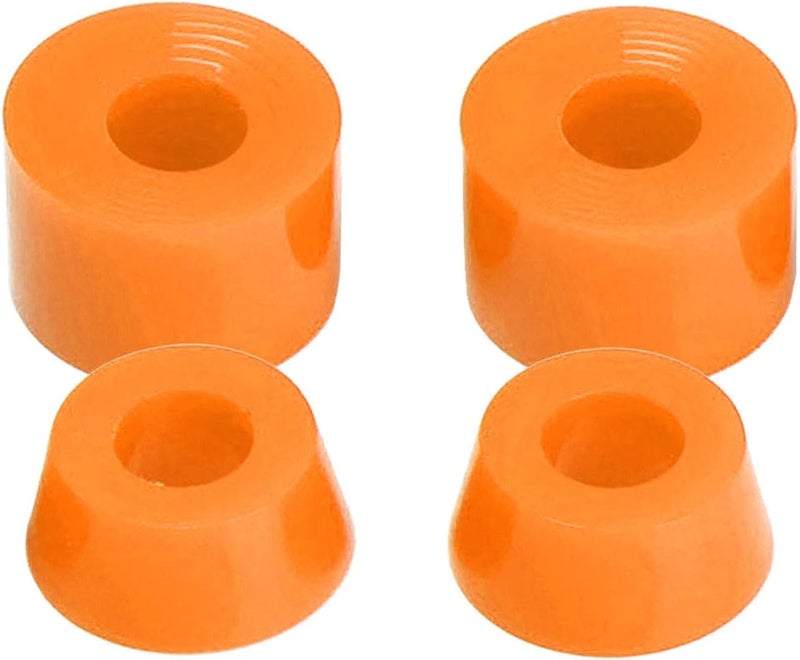 كلاراكو 4 قطع من جلبات محاور ألواح التزلج الناعمة 92A، مقاس 11x16 مم، محاور 7 بوصة، جلبات مخروطية، طقم ممتص صدمات، ملحقات تثبيت - Image 1