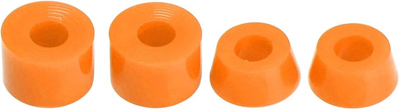 كلاراكو 4 قطع من جلبات محاور ألواح التزلج الناعمة 92A، مقاس 11x16 مم، محاور 7 بوصة، جلبات مخروطية، طقم ممتص صدمات، ملحقات تثبيت - Image 3