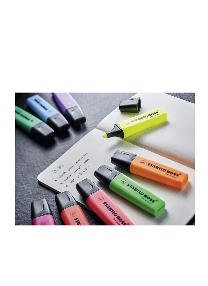 STABILO BOSS Original Fluorescent and Pastel Highlighters – Deskset of 15 Assorted Colours - pzsku/Z2A0B1BDAE9D584823284Z/45/_/1720349481/4cab0703-d3a9-478f-9390-09559e6e8fdf