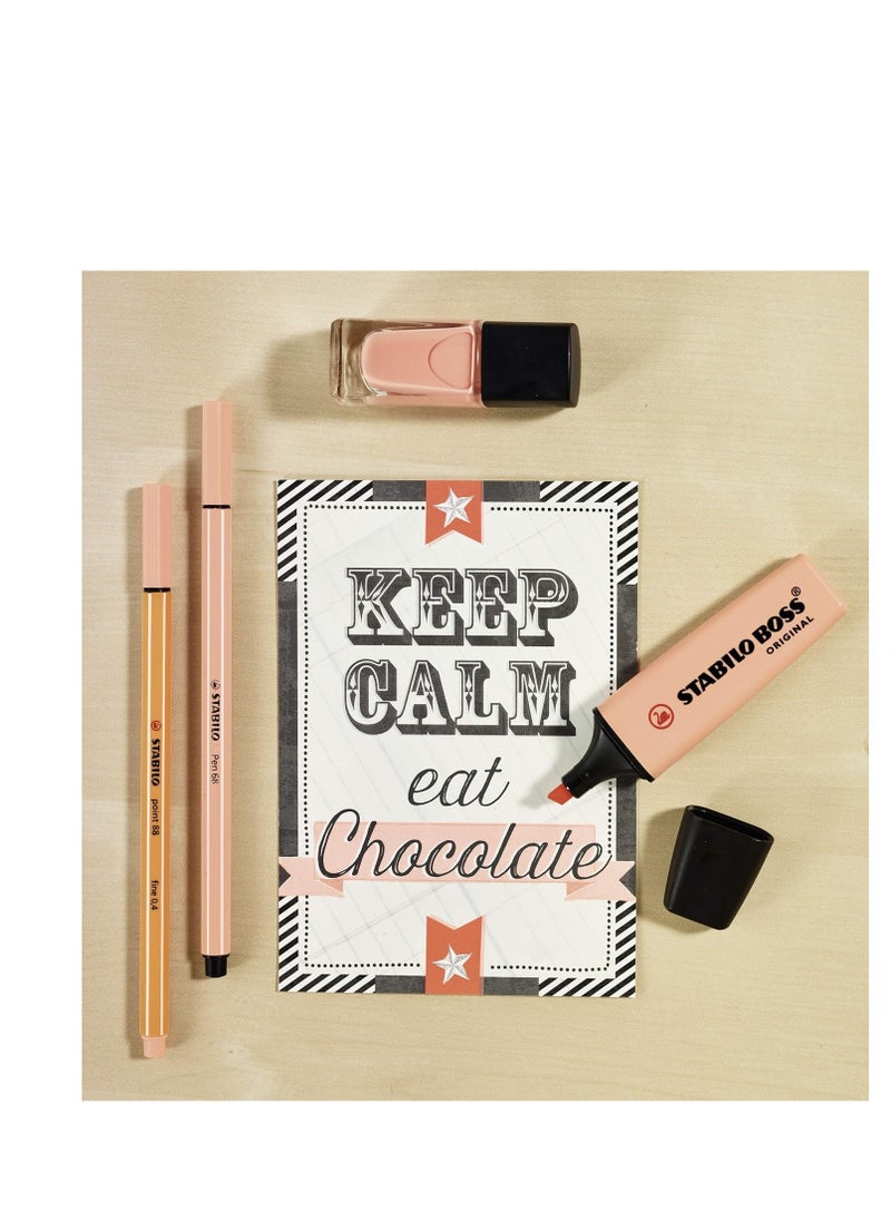 STABILO STABILO BOSS Original Fluorescent and Pastel Highlighters – Deskset of 15 Assorted Colours  - Image 5
