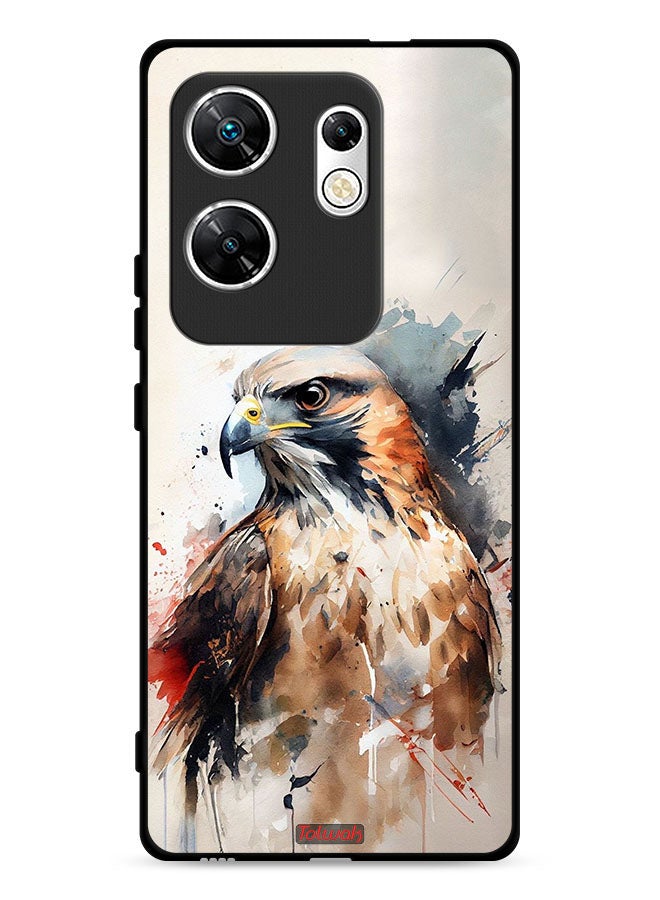 Tolwak Infinix Zero 30 4G Protective Case Cover Eagle Abstract Art - Image 1