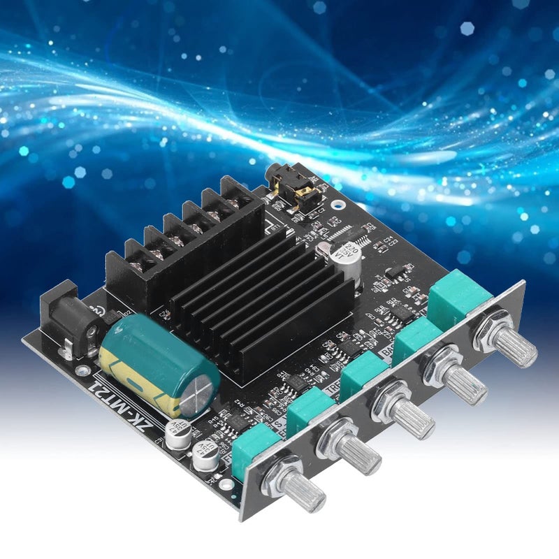 2 1 Channel Bluetooth 5 0 Amplifier Board 100W Dual AUX Input Audio Module - Image 3