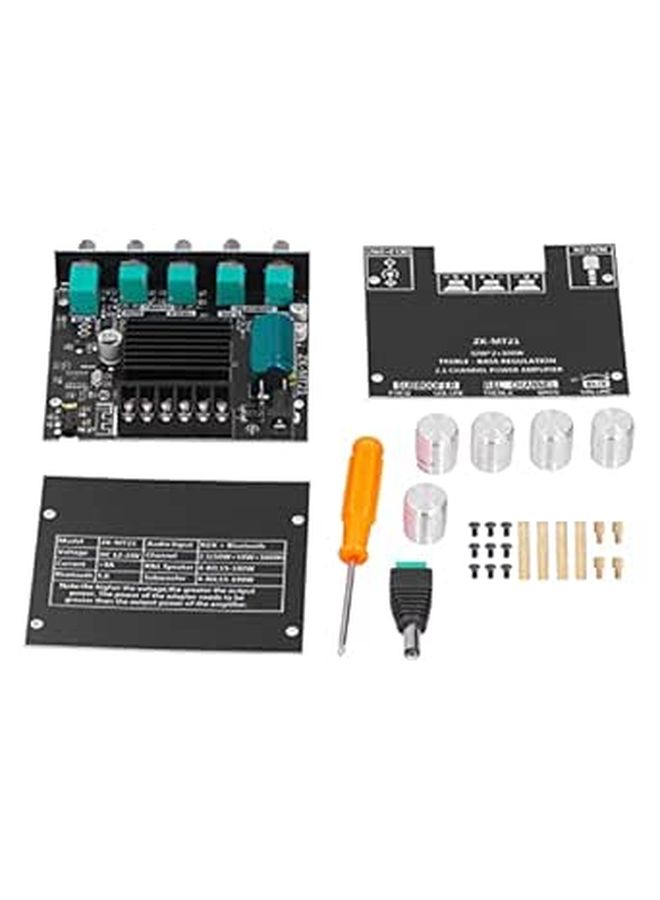2 1 Channel Bluetooth 5 0 Amplifier Board 100W Dual AUX Input Audio Module - Image 1