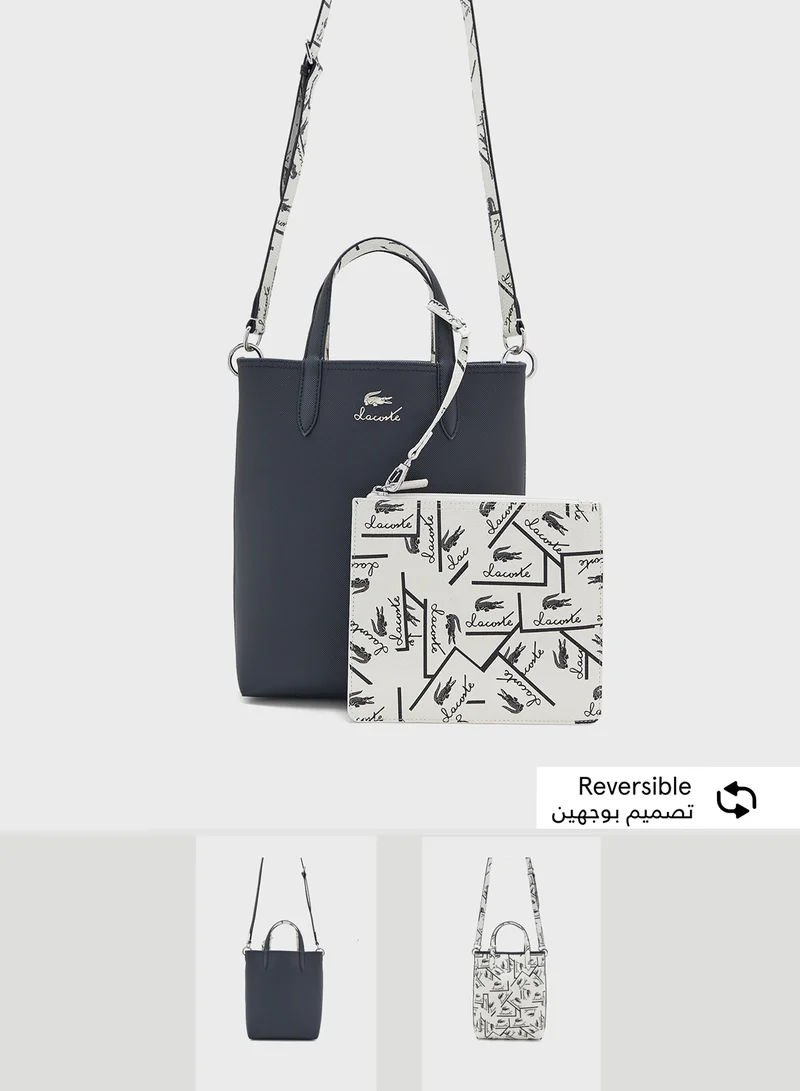 لاكوست Essentials Top Handle Zip Over Tote