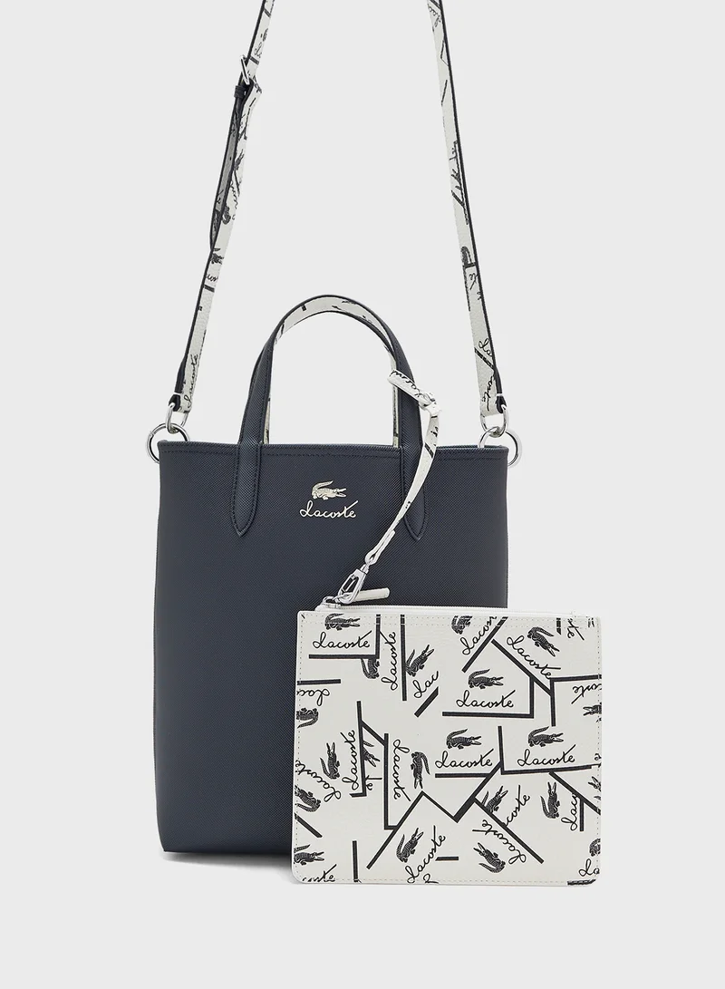 لاكوست Essentials Top Handle Zip Over Tote
