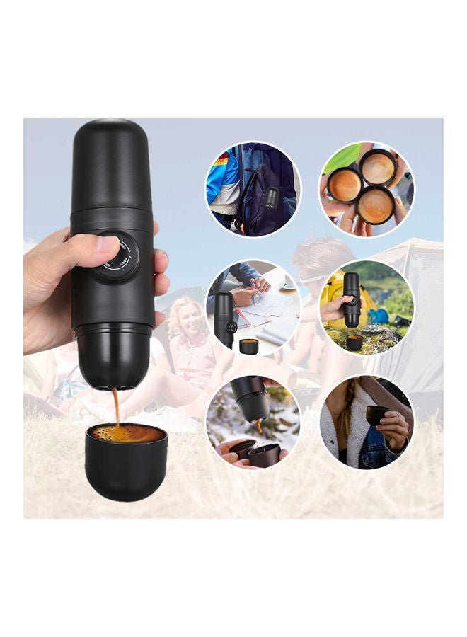 NIBEMINENT Handheld Pressure Espresso Maker Black 19.8cm  - Image 2
