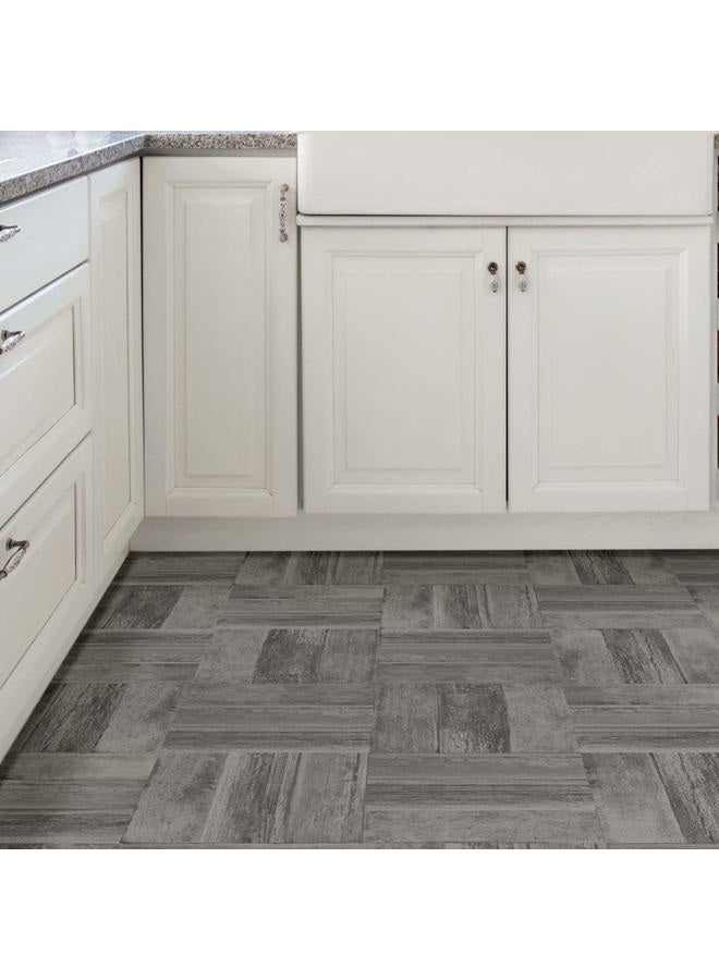 JJC FP3292 Vanleer Peel & Stick Floor Tiles, Grey - Image 2