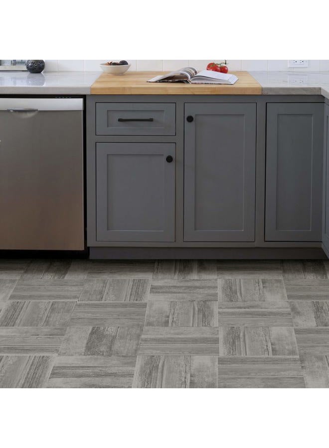 JJC FP3292 Vanleer Peel & Stick Floor Tiles, Grey - Image 3