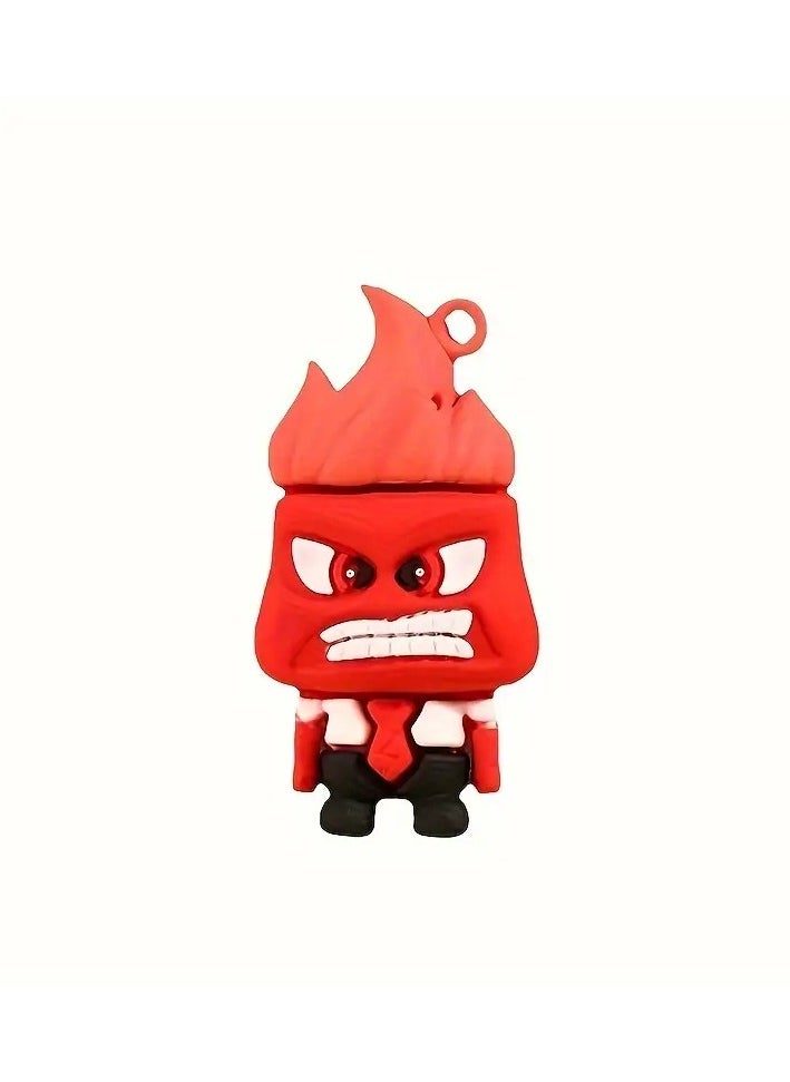9 Assorted Inside Out Emotion Characters Silicone Set with Joy Fear Anger and Sadness Character Pendant Perfect for Collection Decoration Office or Bed Ornament Can be Used as Keychain for Home Car or Office Keys or Can be Hanged and Clipped on Bag Zippers Can be a Special Souvenir Gift for Your Loved Ones or Those Who Love the Movie Does Not Require Power and is Washable