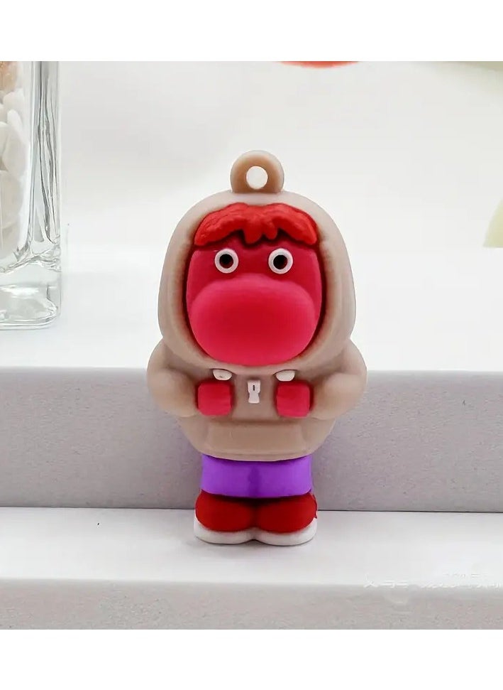 9 Assorted Inside Out Emotion Characters Silicone Set with Joy Fear Anger and Sadness Character Pendant Perfect for Collection Decoration Office or Bed Ornament Can be Used as Keychain for Home Car or Office Keys or Can be Hanged and Clipped on Bag Zippers Can be a Special Souvenir Gift for Your Loved Ones or Those Who Love the Movie Does Not Require Power and is Washable